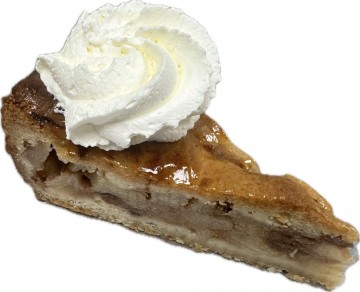 Appelpunt met slagroom