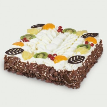 Slagroomtaart vierkant (16 t/m 30 personen)